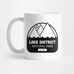 Lake District National Park Logo Badge Design Mug